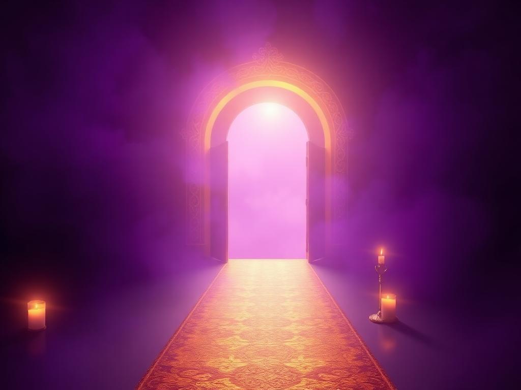 Puerta de luz dorada, apertura de caminos
